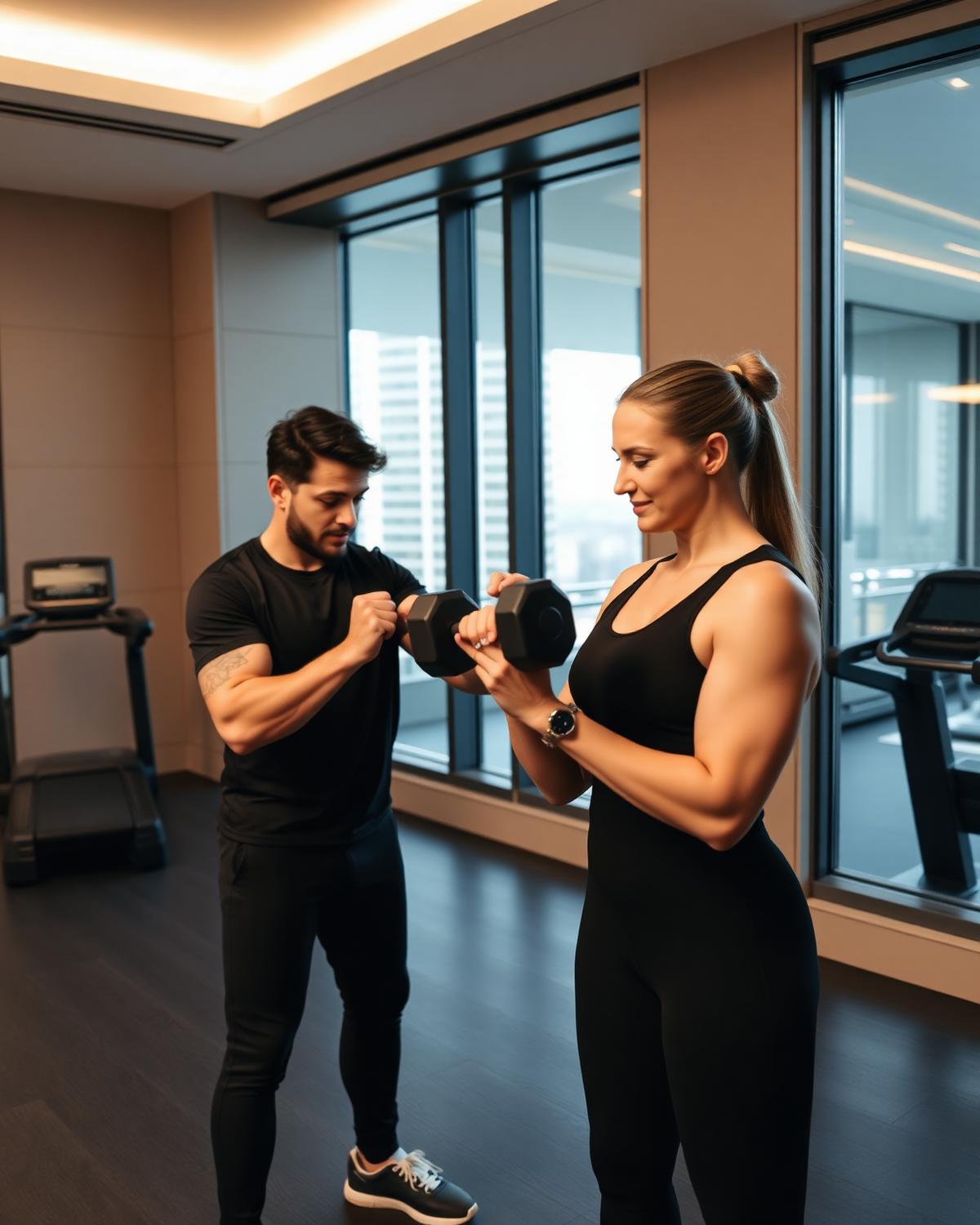 Personal Training at a luxury apartment community